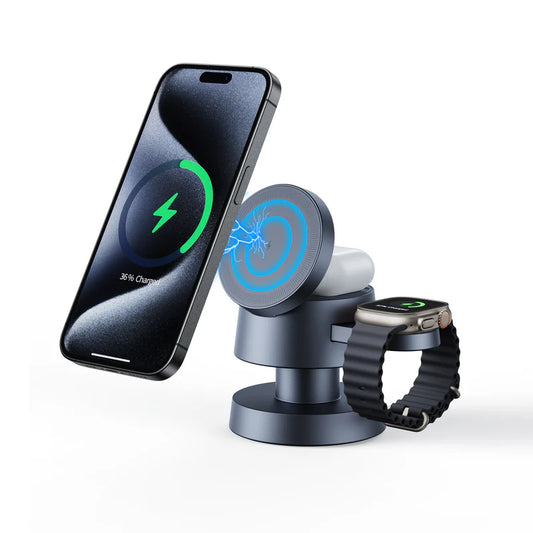 4-in-1 Wireless Charging Stand with Lamp