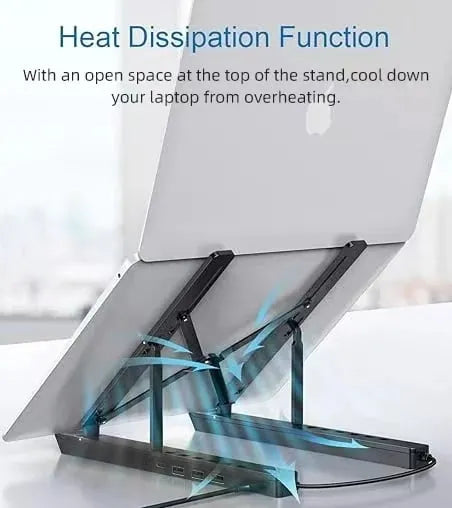 Expansion dock usb desktop laptop holder